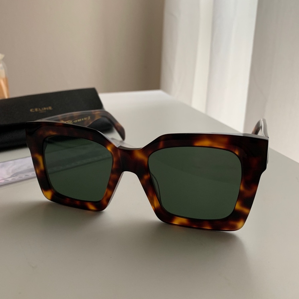 Celine torquoise sunglasses